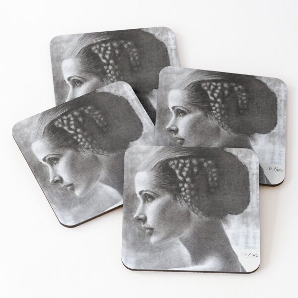 Item preview, Charcoal Portrait of Female Model designed and sold by daverives.