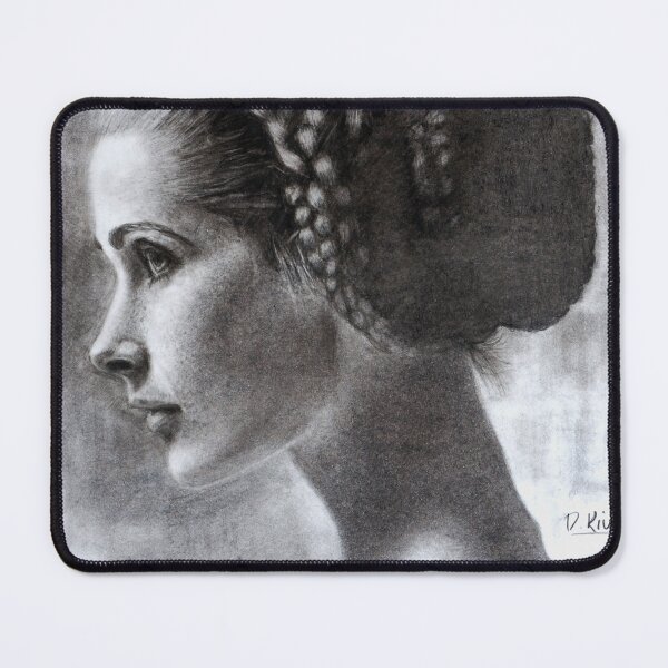 Item preview, Charcoal Portrait of Female Model designed and sold by daverives.