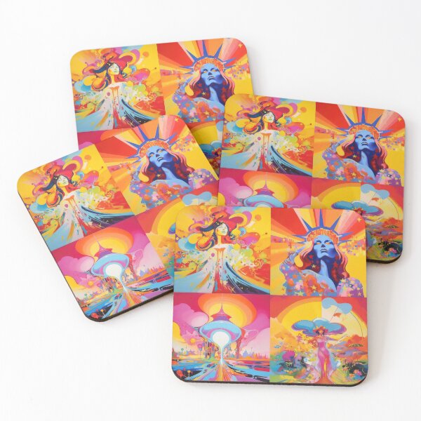 Item preview, peter max (81) - Peter Max Style Psychedelic Pop Art — Bold Colors Cosmic Retro 60s Print designed and sold by KirstenShShop.
