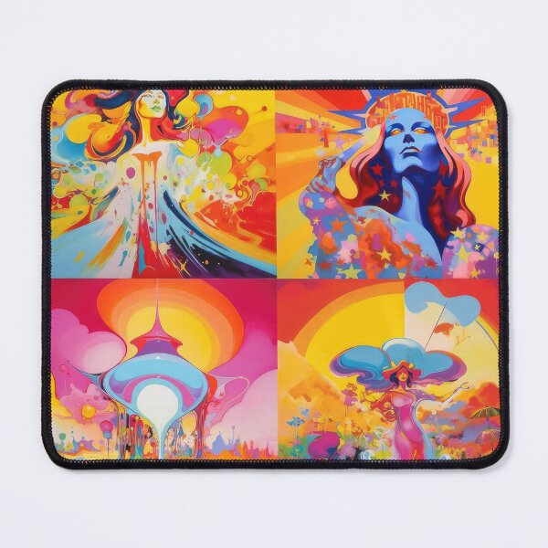 Item preview, peter max (81) - Peter Max Style Psychedelic Pop Art — Bold Colors Cosmic Retro 60s Print designed and sold by KirstenShShop.