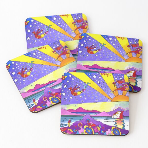 Item preview, peter max (83) - Peter Max Style Psychedelic Pop Art — Bold Colors Cosmic Retro 60s Print designed and sold by KirstenShShop.