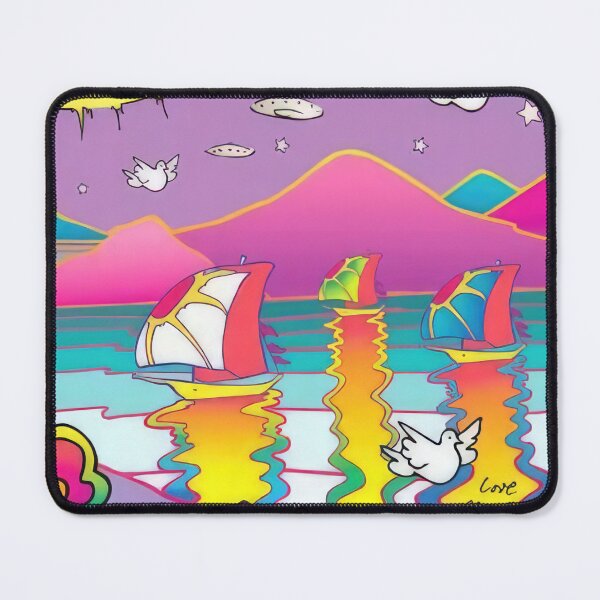 Item preview, peter max (84) - Peter Max Style Psychedelic Pop Art — Bold Colors Cosmic Retro 60s Print designed and sold by KirstenShShop.