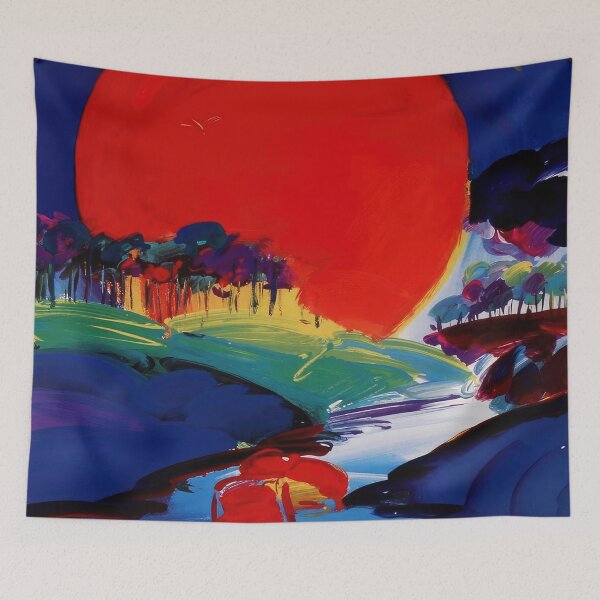Item preview, peter max (85) - Peter Max Style Psychedelic Pop Art — Bold Colors Cosmic Retro 60s Print designed and sold by KirstenShShop.