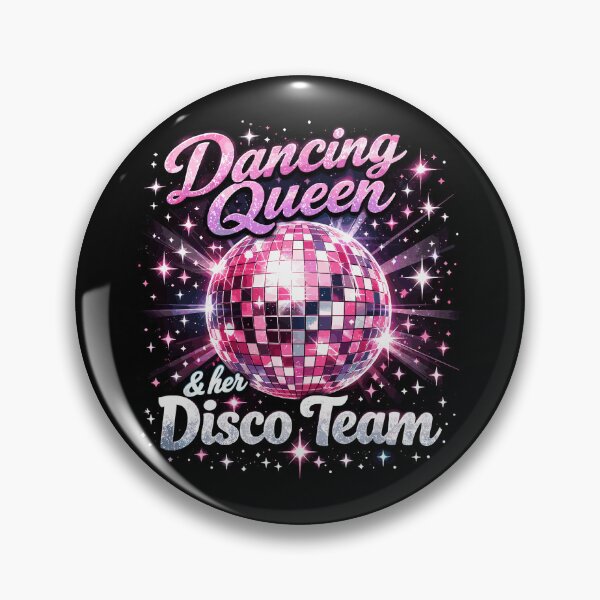 Artikelvorschau, Dancing Queen & Disco Team: JGA Diskokugel Mix entworfen und verkauft von Pineapple-Tree.