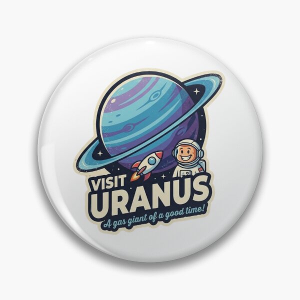 Artikelvorschau, Uranus – Ein Gasriese, der für gute Laune sorgt entworfen und verkauft von IllustrifyArts.