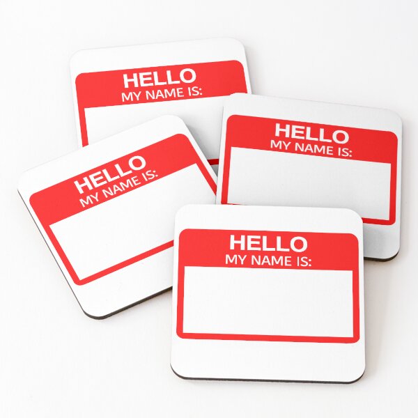 Item preview, Nametag Label designed and sold by SquidInk Stickers.