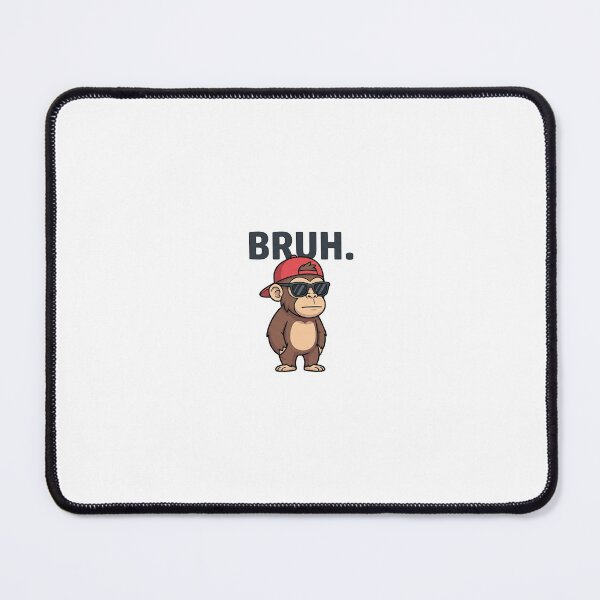 Item preview, Bruh Monkey Sticker | Dead Reaction Meme | Funny Cartoon Expression designed and sold by Newkidshub.