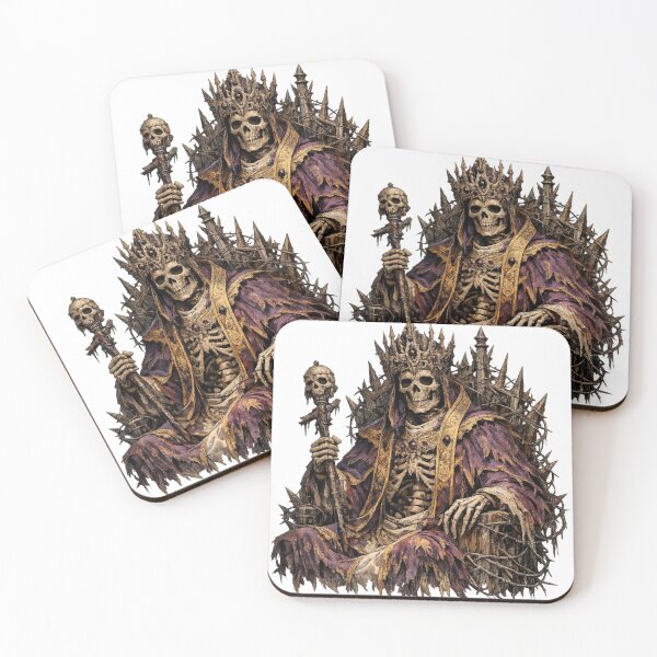 Item preview, The Undead Pope - Skeletal Pontiff on Thorn Throne designed and sold by VipePrint.