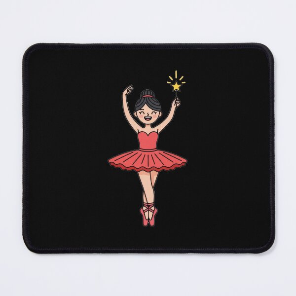 Item preview,  Cute Ballerina Girl Magic Star Illustration designed and sold by AbanoubStore.
