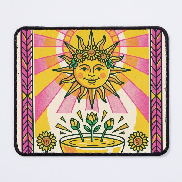 Item preview, The Sun Tarot Vitamin D Wellness Art designed and sold by 21 Dragonflies.