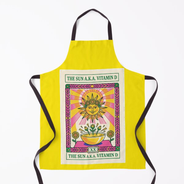 Item preview, The Sun Tarot Vitamin D Wellness Art designed and sold by 21 Dragonflies.