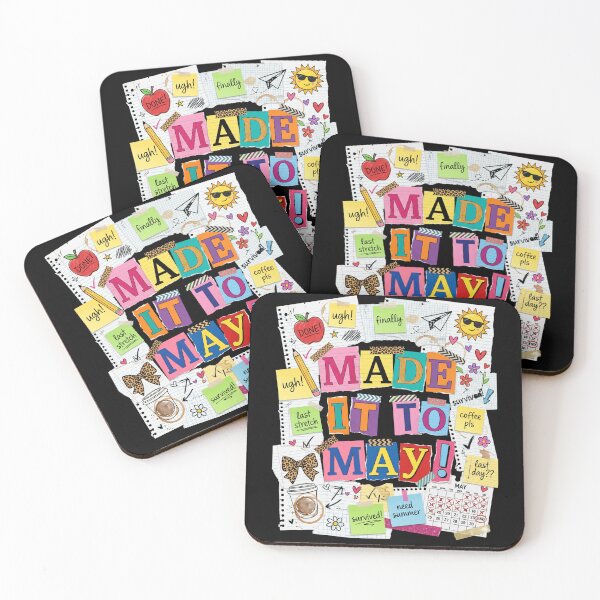 Item preview, Made It To May Teacher Last Day Humor designed and sold by FreshVibe Prints.