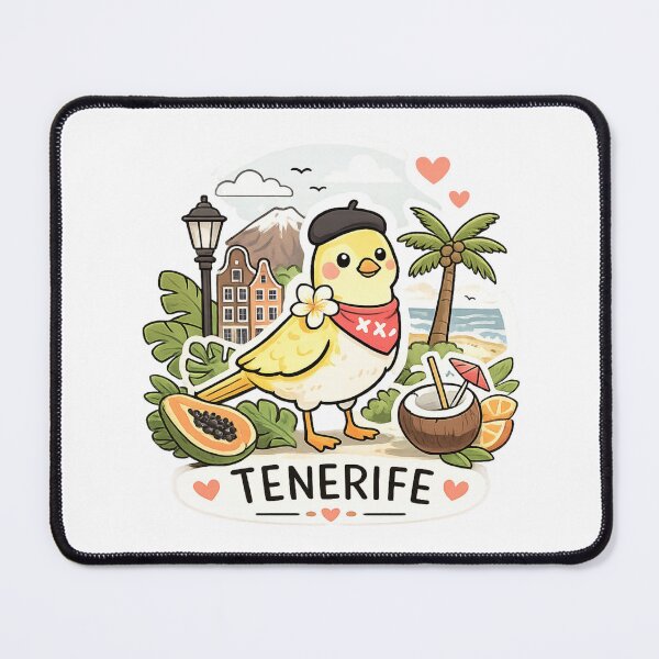 Item preview, Cute Tenerife Canary Bird Sticker – Tropical Canary Islands Design designed and sold by ZYNORAworld.