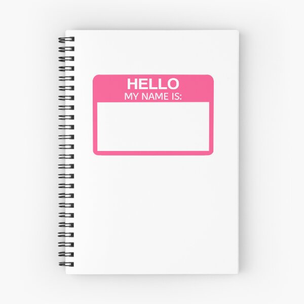 Item preview, Pink Nametag Label designed and sold by SquidInk Stickers.