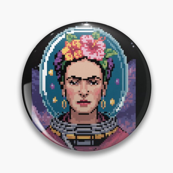 Item preview, Frida Kahlo in Space Pixel Art designed and sold by Enea Kelo.