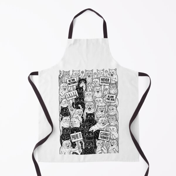 Item preview, Protest Cats Funny Cat Lover Mostly Innocent Feline March designed and sold by GrandeDuc.