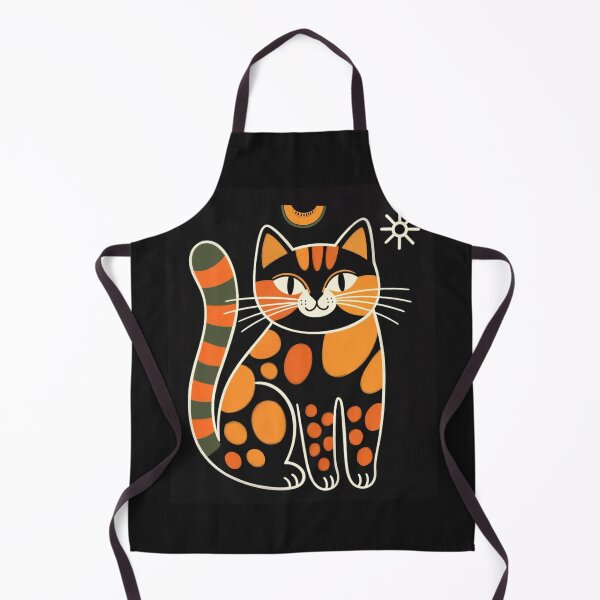 Artikelvorschau, Chunky Cantaloupe Scandinavian Folk Cat entworfen und verkauft von ZunZunArt.