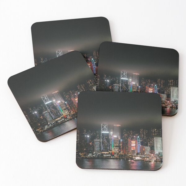 Item preview, Hong Kong Skyline at Night V.1 designed and sold by TumbledEm Photos.