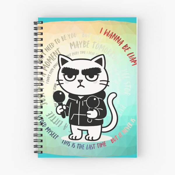 Item preview, I Wanna Be Liam Cat – Cool Rock Cat with Maracas designed and sold by mica66design.