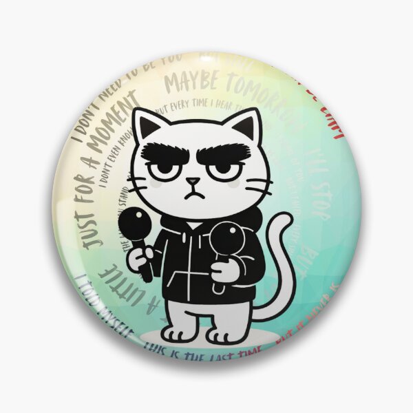 Item preview, I Wanna Be Liam Cat – Cool Rock Cat with Maracas designed and sold by mica66design.