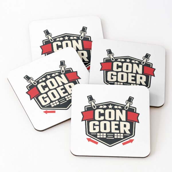 Item preview, Con Goer Convention Badge Typography Shirt designed and sold by Fantsy-world.