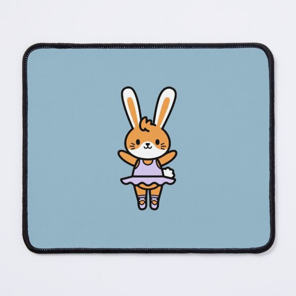 Item preview, Kawaii Bunny Ballerina Cute Minimal Illustration designed and sold by AbanoubStore.