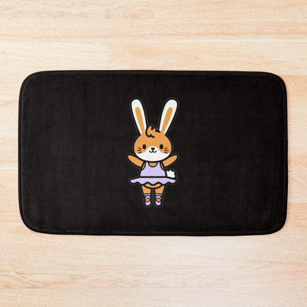 Item preview, Kawaii Bunny Ballerina Cute Minimal Illustration designed and sold by AbanoubStore.