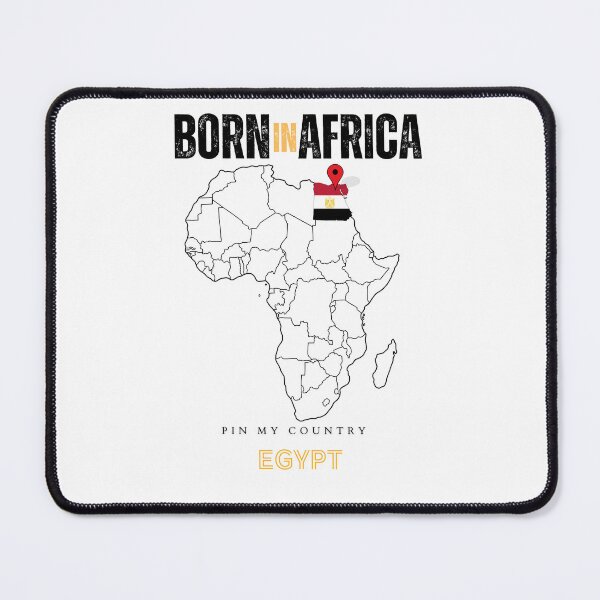 Item preview, Egypt Map Pin on Africa Design – Personalized African Heritage Print | Proud of Egypt Gift designed and sold by Sahyun-Print.