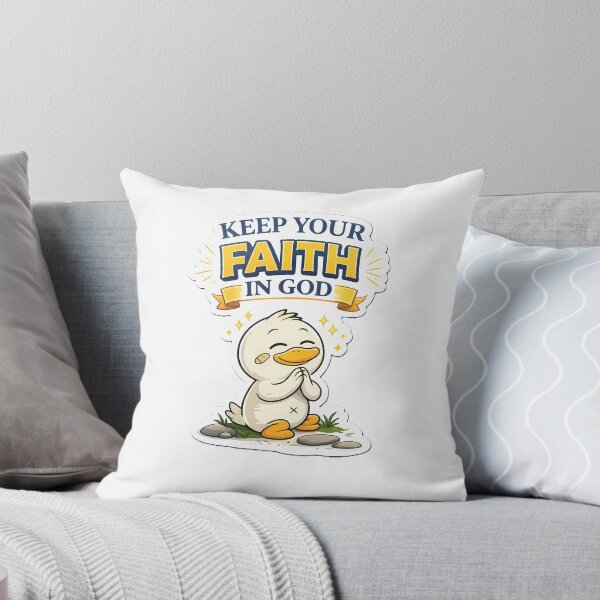 Item preview, Keep Your Faith in God Christian Sticker designed and sold by Faithlines.
