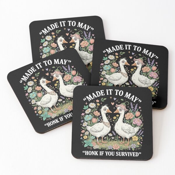 Item preview, Made It To May Honk If You Survived designed and sold by FreshVibe Prints.