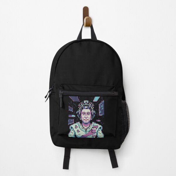 Item preview, Cyber Pixelated Queen Elizabeth II Portrait designed and sold by Enea Kelo.