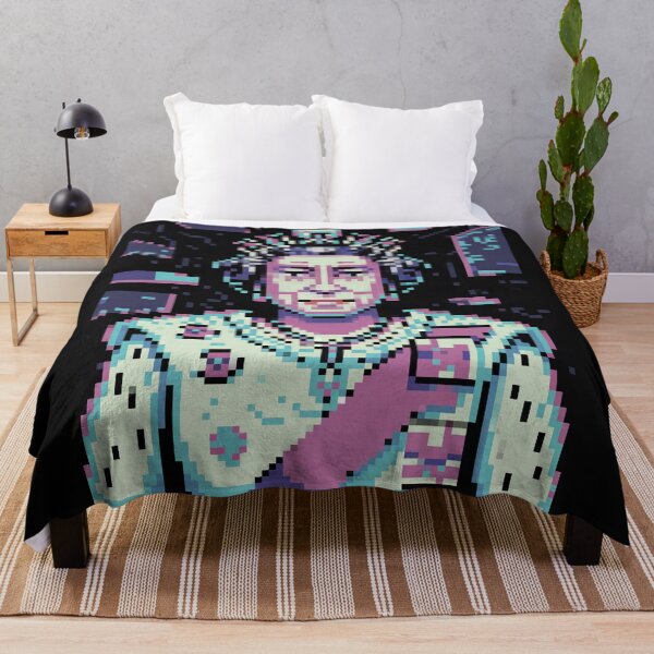 Item preview, Cyber Pixelated Queen Elizabeth II Portrait designed and sold by Enea Kelo.