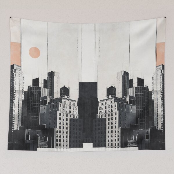 Item preview, Mirroria - Surreal Urban Architecture Collage designed and sold by Underdott.
