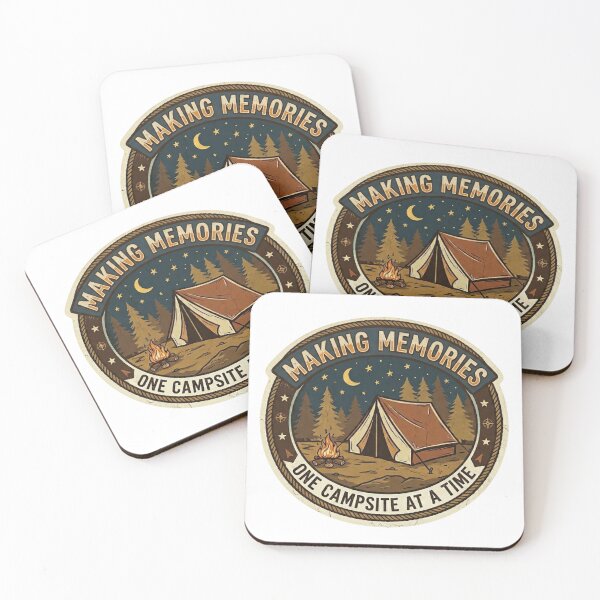 Item preview, Vintage Camping Memories - Making Memories OneCampsite At A Time designed and sold by Matrixsto.