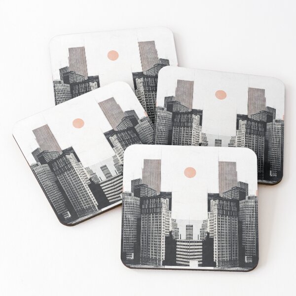 Item preview, Mirrortecture - Surreal Urban Architecture Collage designed and sold by Underdott.