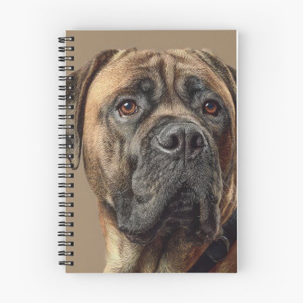 Item preview, Bullmastiff Portrait 02 designed and sold by Elisabeth Lucas.