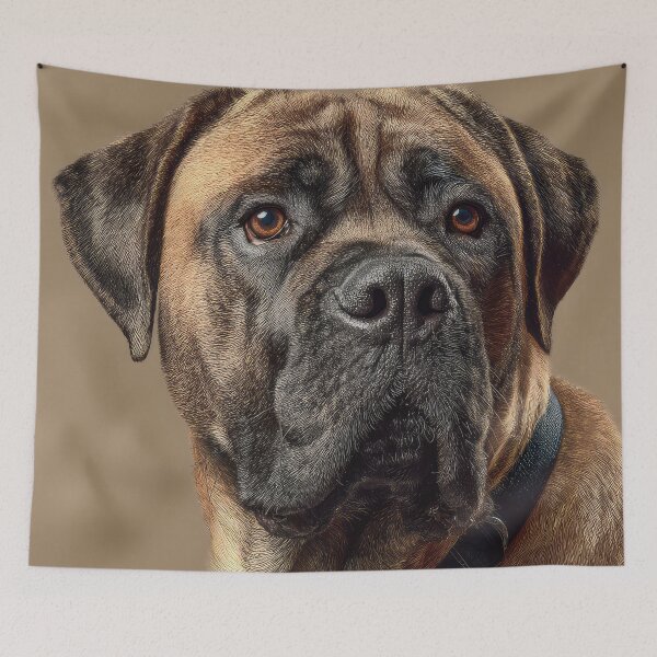 Item preview, Bullmastiff Portrait 02 designed and sold by Elisabeth Lucas.