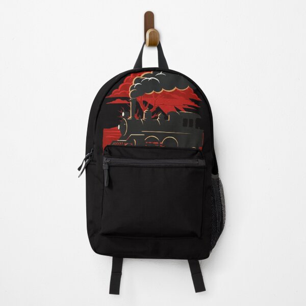 Item preview, Crimson Steam Train Sunset designed and sold by HiddenLoot.