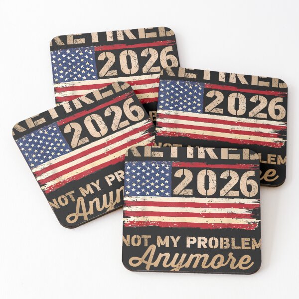 Item preview, Retired 2026 Not My Problem Anymore Patriotic Freedom designed and sold by manmoo.