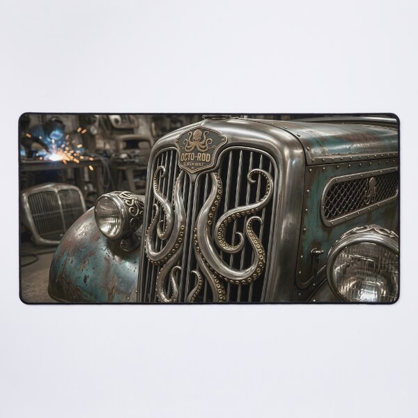 Item preview, Rusty Vintage Octo-Rod Custom Grille designed and sold by octozap.