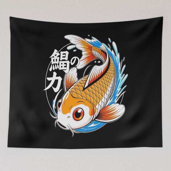 Item preview, KOI Traditional Japanese Fish Water Splash  designed and sold by sky11PP.