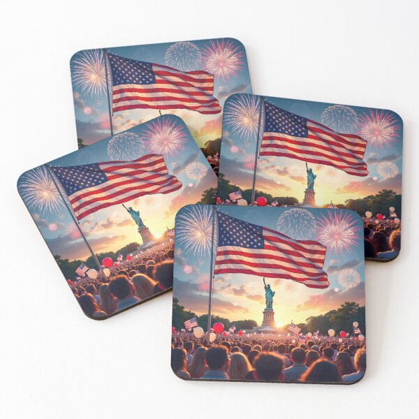 Item preview, Patriotic Celebration at Statue of Liberty designed and sold by Teeshirtstoday.com.