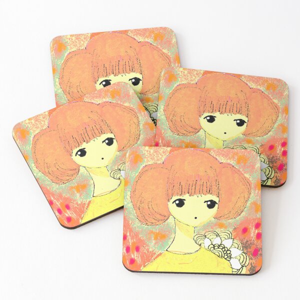 Item preview, Minimal Manga Girl – Colorblock Portrait designed and sold by Kaya10Studio.