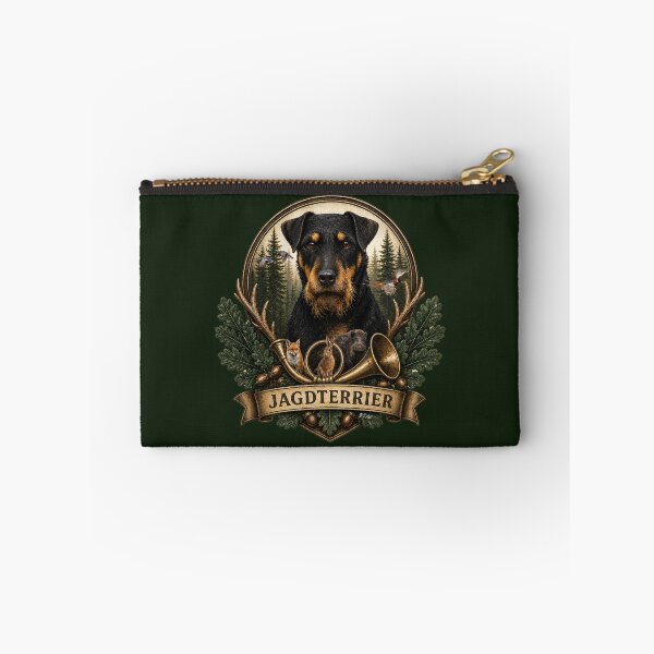 Item preview, Jagdterrier Vintage Hunting Logo designed and sold by TammyHunterArt.