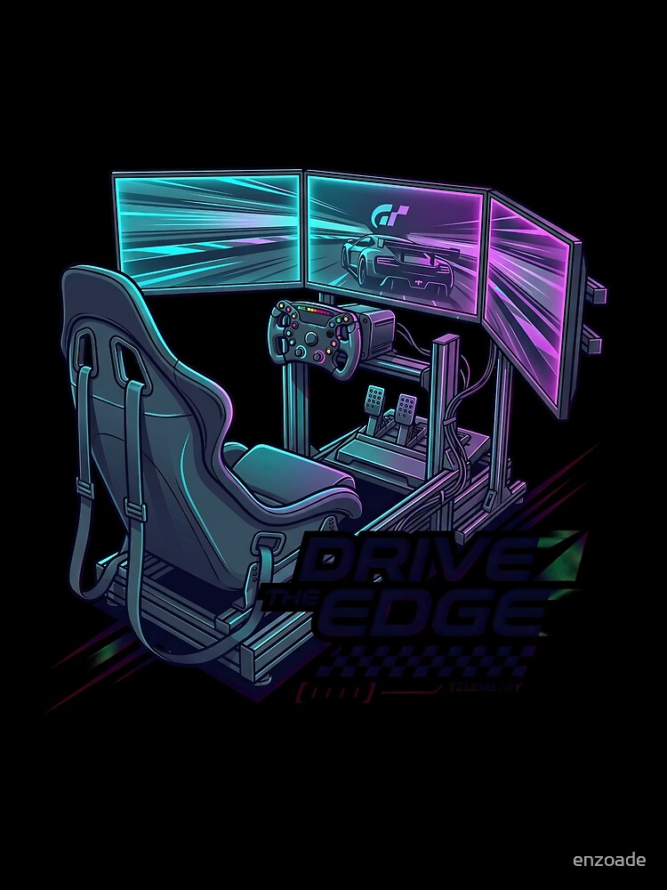 Thumbnail 3 von 3, Tuch, Sim Racing Motion Graphics designt und verkauft von enzoade.