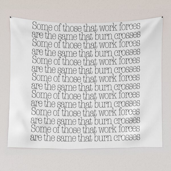 Item preview, Some of those that work forces are the same that burn crosses designed and sold by PunkGrooves.