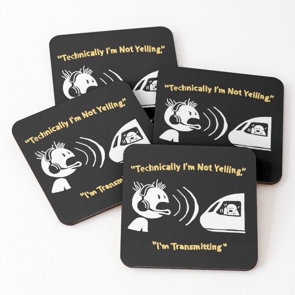 Item preview, Air Traffic Controller Gift Funny ATC Shirt Technically Not Yelling I’m Transmitting Aviation Humor designed and sold by Popstudio85.