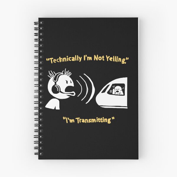 Item preview, Air Traffic Controller Gift Funny ATC Shirt Technically Not Yelling I’m Transmitting Aviation Humor designed and sold by Popstudio85.