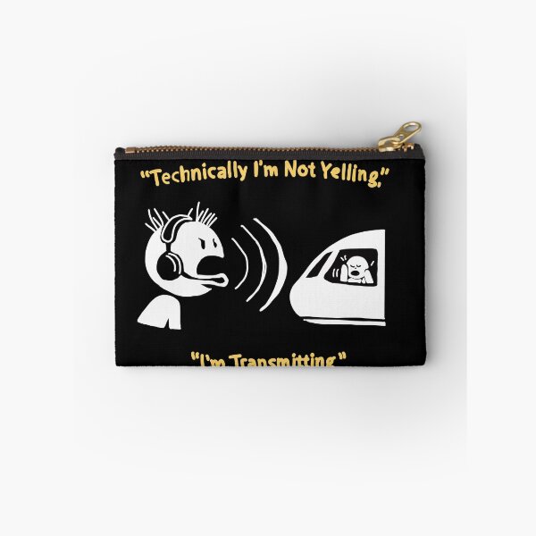 Item preview, Air Traffic Controller Gift Funny ATC Shirt Technically Not Yelling I’m Transmitting Aviation Humor designed and sold by Popstudio85.