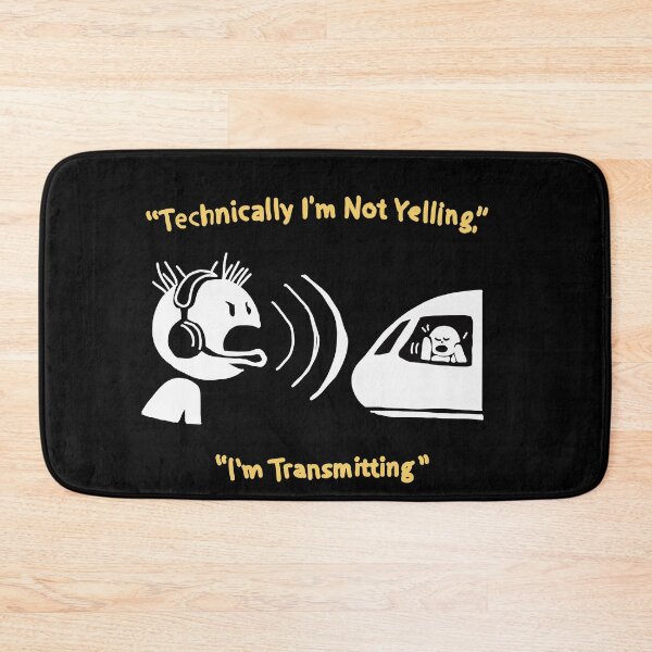 Item preview, Air Traffic Controller Gift Funny ATC Shirt Technically Not Yelling I’m Transmitting Aviation Humor designed and sold by Popstudio85.
